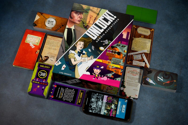 Asmodee UNLOCK! Heroic Adventures Card Game - Escape Room-Inspired Cooperative Adventure, Fun Family Game for Kids and Adults, Ages 10+, 1-6 Players, 1 Hour Playtime - Image 3